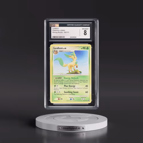 2009 Rising Rivals #45/111 Leafeon (CGC 8 NM-MT)