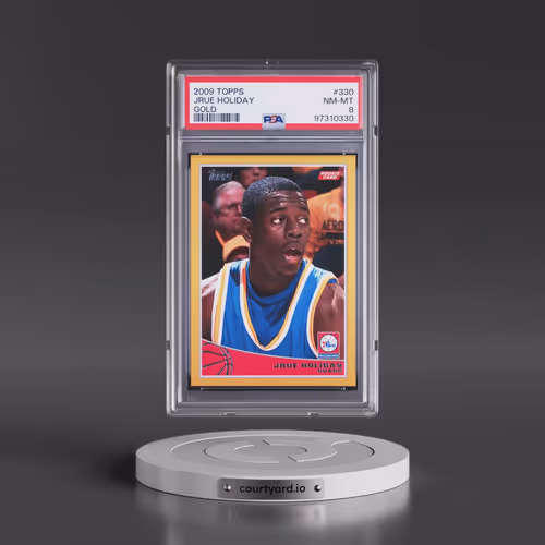 2009 Topps #330 Jrue Holiday - Gold (PSA 8 NM-MT)