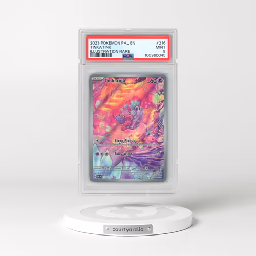 2023 Pokémon Pal EN-Paldea Evolved #216 Tinkatink - Illustration Rare (PSA 9 MINT)