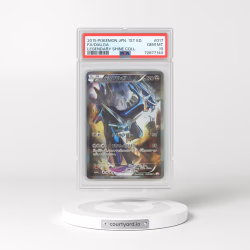 2015 Pokémon Legendary Shine Collection #017 Dialga - 1st Edition Full Art (PSA 10 GEM MINT)