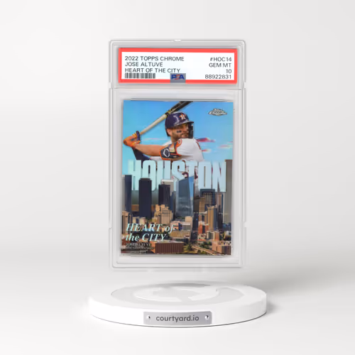 2022 Topps Chrome Heart of the City #HOC14 Jose Altuve (PSA 10 GEM MINT)