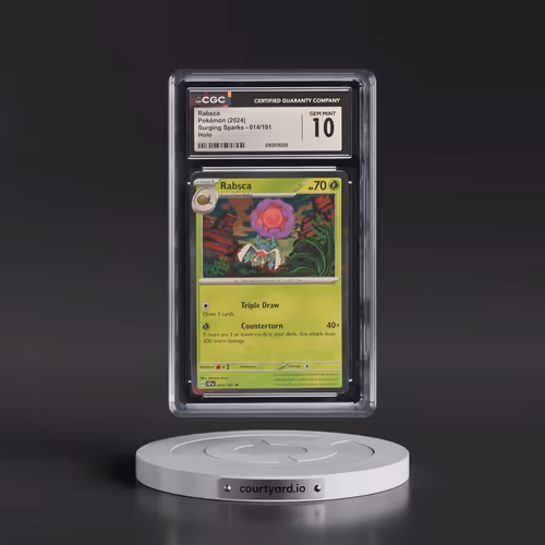 2024 Surging Sparks - SSP EN #014/191 Rabsca - Holo (CGC 10 GEM MINT)