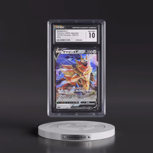 2022 VSTAR Universe #103/172 Zamazenta V - Holo (CGC 10 GEM MINT)
