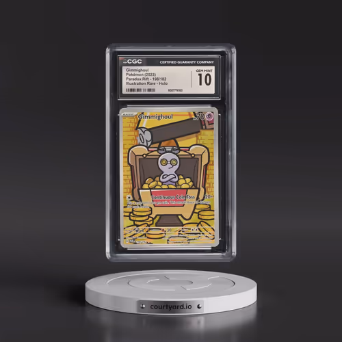 2023 Paradox Rift - PAR EN #198/182 Gimmighoul - Illustration Rare Holo (CGC 10 GEM MINT)