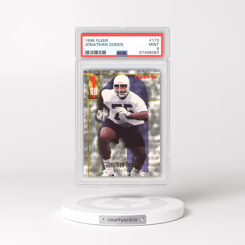 1996 Fleer #173 Jonathan Ogden (PSA 9 MINT)