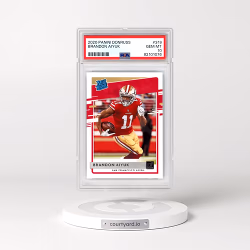 2020 Panini Donruss #319 Brandon Aiyuk (PSA 10 GEM MINT)