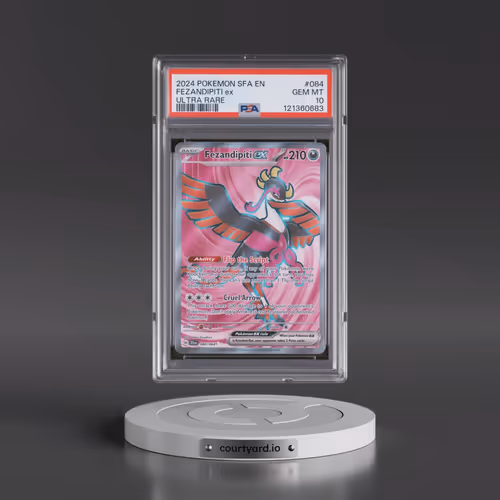 2024 Pokémon Sfa EN-Shrouded Fable #084 Fezandipiti EX - Holo Ultra Rare (PSA 10 GEM MINT)