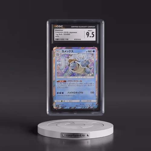 2018 Tag Bolt #023/095 Blastoise - Holo (CGC 9.5 MINT+)