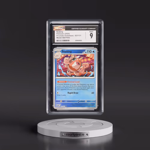 2024 Prismatic Evolutions - PRE EN #021/131 Seaking - Master Ball Holo (CGC 9 MINT)
