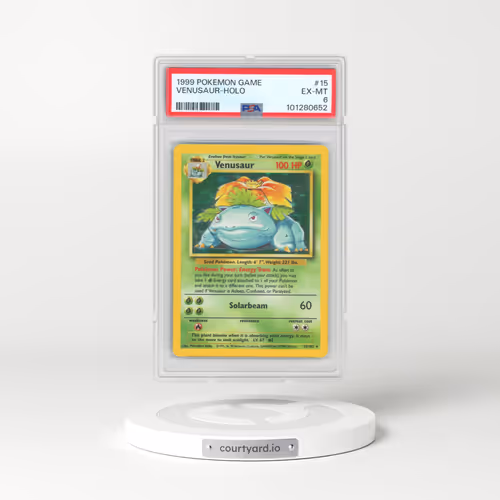 1999 Pokémon Game #15 Venusaur - Holo (PSA 6 EX-MT)