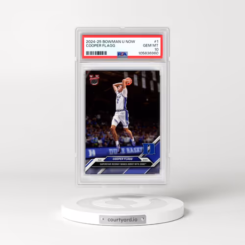 2024 Bowman U Now #1 Cooper Flagg (PSA 10 GEM MINT)