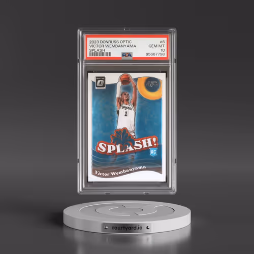 2023 Panini Donruss Optic Splash #6 Victor Wembanyama (PSA 10 GEM MINT)