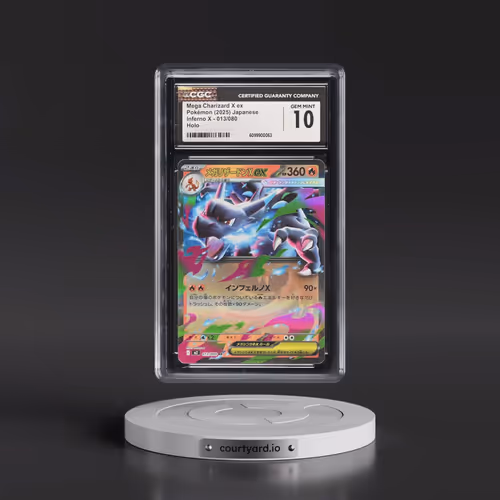 2025 Inferno X - M2 #013/080 Mega Charizard X ex - Holo (CGC 10 GEM MINT)