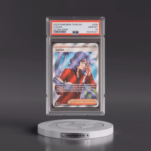2024 Pokémon Twm EN-Twilight Masquerade #208 Lucian - Ultra Rare (PSA 10 GEM MINT)