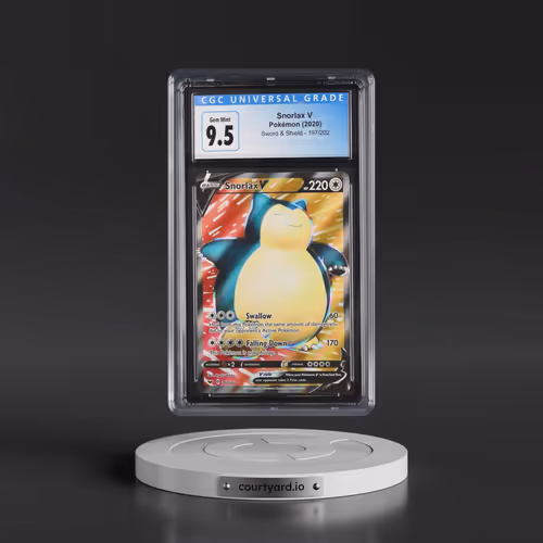 2020 Sword & Shield #197/202 Snorlax V - Ultra Rare Holo (CGC 10 GEM MINT)
