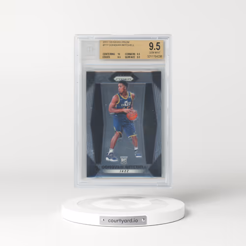 2017 Panini Prizm #117 Donovan Mitchell (BGS 9.5 GEM MINT)