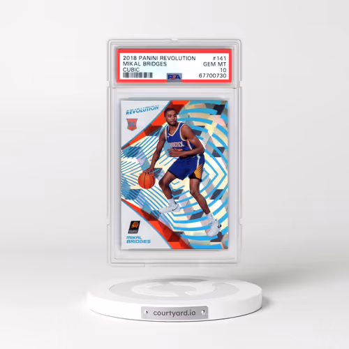2018 Panini Revolution #141 Mikal Bridges - Cubic (PSA 10 GEM MINT)