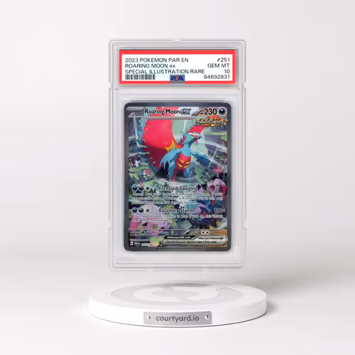 2023 Pokémon Par EN-Paradox Rift #251 Roaring Moon EX - Holo Special Illustration Rare (PSA 10 GEM M