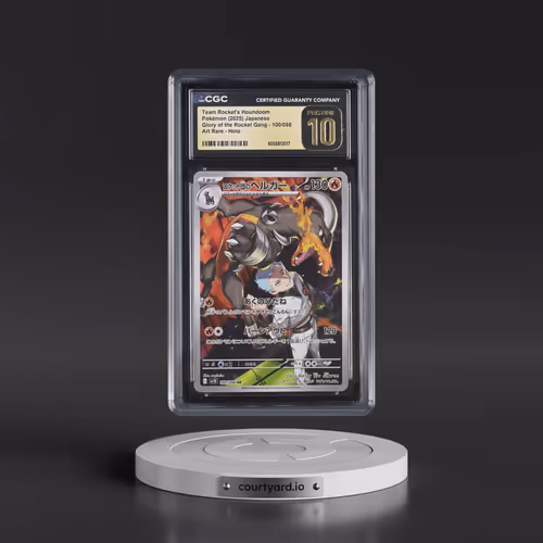 2025 Glory of the Rocket Gang - sv10 #100/098 Team Rocket's Houndoom - Art Rare Holo (CGC 10 PRISTIN