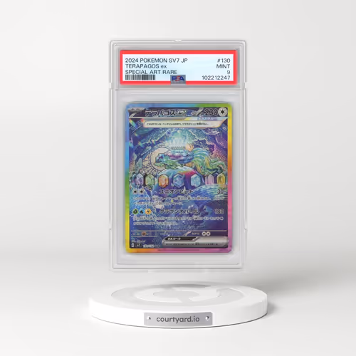 2024 Pokémon SV7-Stellar Miracle #130 Terapagos EX - Holo Special Art Rare (PSA 9 MINT)
