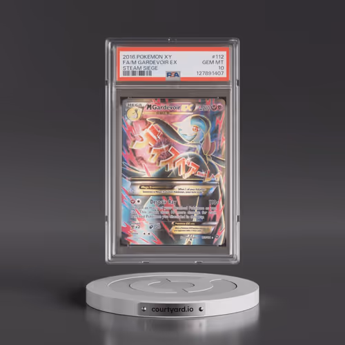 2016 Pokémon XY Steam Siege #112 M Gardevoir EX - Holo Full Art (PSA 10 GEM MINT)