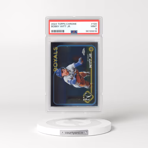 2024 Topps Chrome #120 Bobby Witt Jr. (PSA 9 MINT)