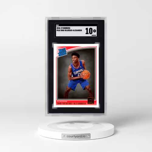 2018 Donruss #162 Shai Gilgeous-Alexander (SGC 10 GEM MINT)