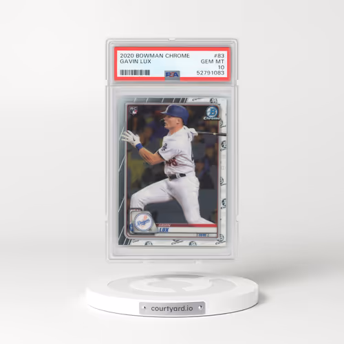 2020 Bowman Chrome #83 Gavin Lux (PSA 10 GEM MINT)