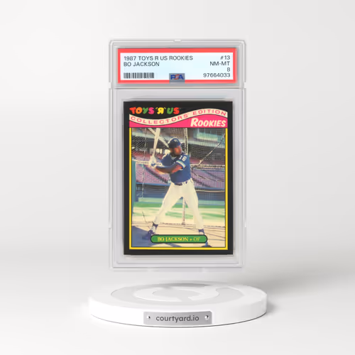 1987 Toys R US Rookies #13 Bo Jackson (PSA 8 NM-MT)