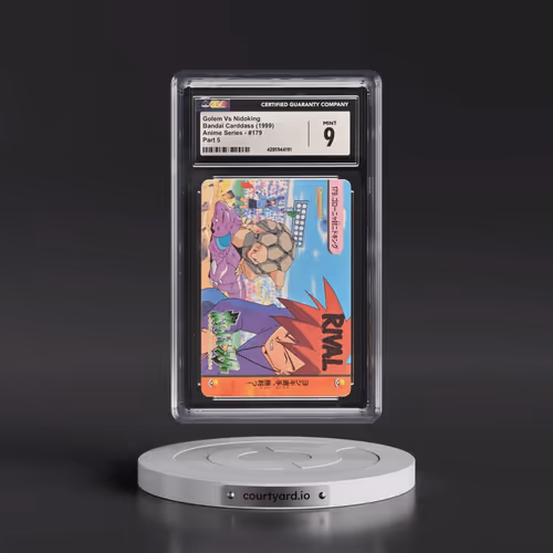 1998 Anime Series #179 Golem Vs Nidoking - Part 5 (CGC 9 MINT)