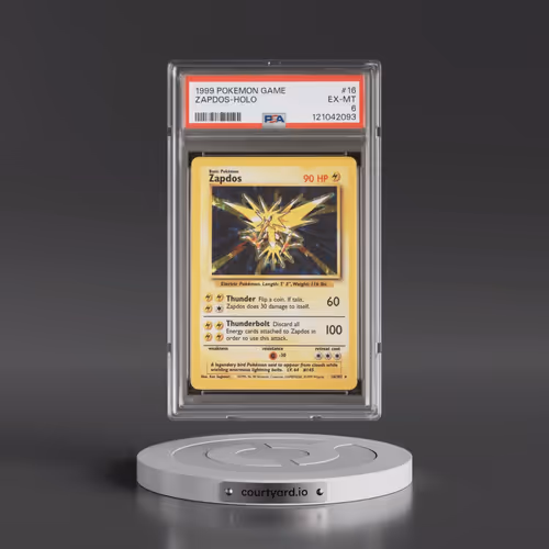 1999 Pokémon Game #16 Zapdos - Holo (PSA 6 EX-MT)