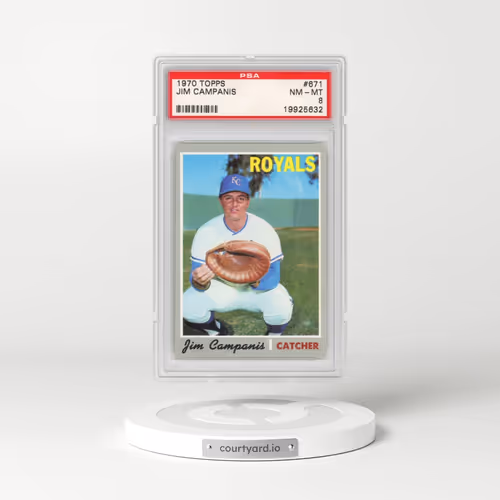 1970 Topps #671 Jim Campanis (PSA 8 NM-MT)