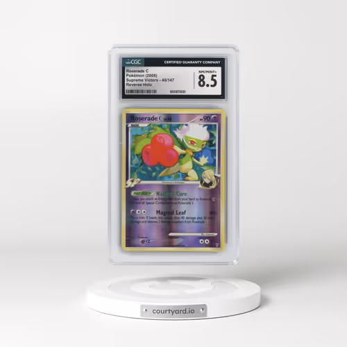 2009 Supreme Victors #40/147 Roserade C - Reverse Holo (CGC 8.5 NM-MT+)