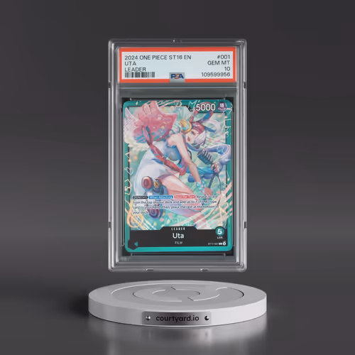 2024 One Piece Starter Deck ST16-Green Uta #001 Uta - Leader (PSA 10 GEM MINT)