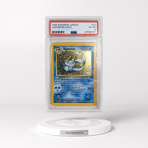 1999 Pokémon Jungle #12 Vaporeon - Holo (PSA 4 VG-EX)