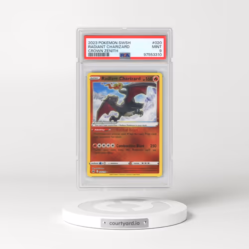 2023 Pokémon Sword and Shield Crown Zenith #020 Radiant Charizard - Holo (PSA 9 MINT)
