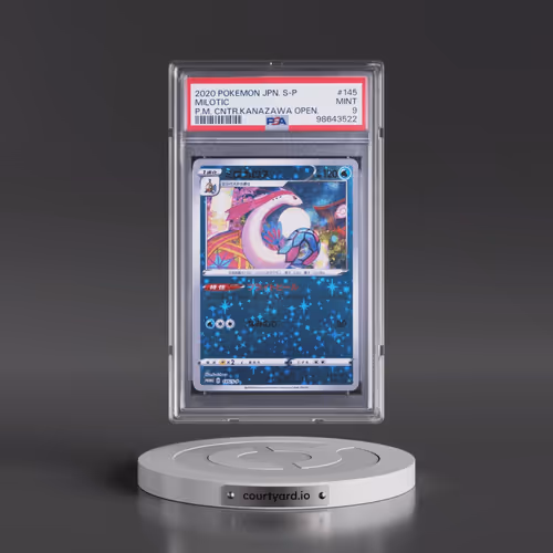 2020 Pokémon S Promo #145 Milotic - Pokemon Center Kanazawa Opening (PSA 9 MINT)