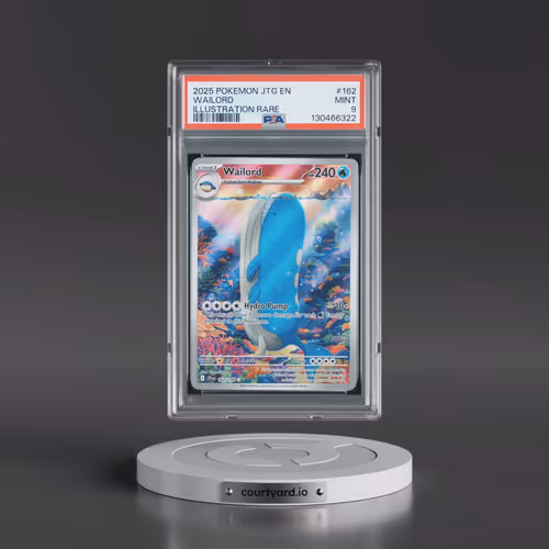 2025 Pokémon Jtg EN-Journey Together #162 Wailord - Illustration Rare (PSA 9 MINT)