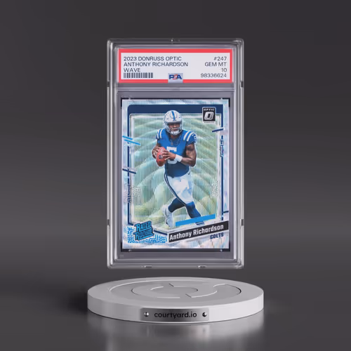 2023 Panini Donruss Optic #247 Anthony Richardson - Wave (PSA 10 GEM MINT)