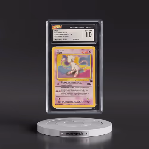 1999 Black Star Promos #8 Mew - Pokémon League (CGC 10 GEM MINT)
