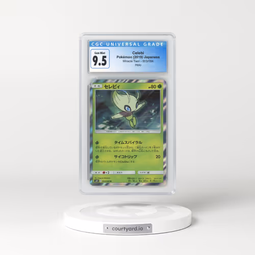 2019 Japanese Miracle Twins #3 Celebi - Holo (CGC 10 GEM MINT)
