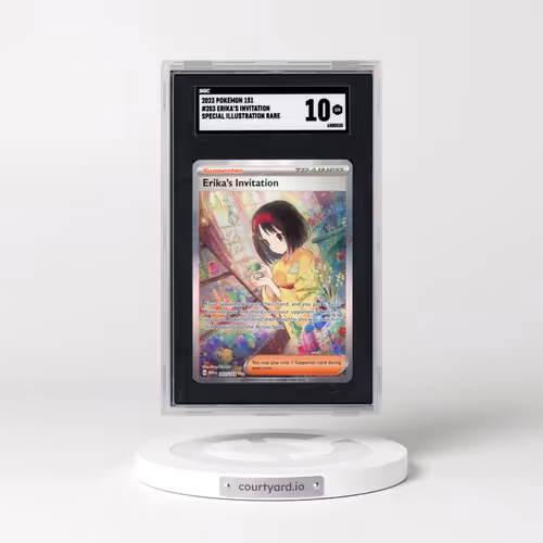 2023 Pokémon 151 #203 Erika's Invitation - Special Illustration Rare (SGC 10 GEM MINT)