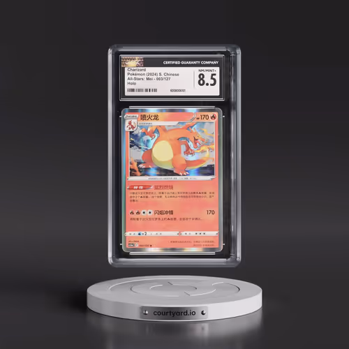 All-Stars: Mei - Simplified #003/127 Charizard - Holo (CGC 8.5 NM-MT+)