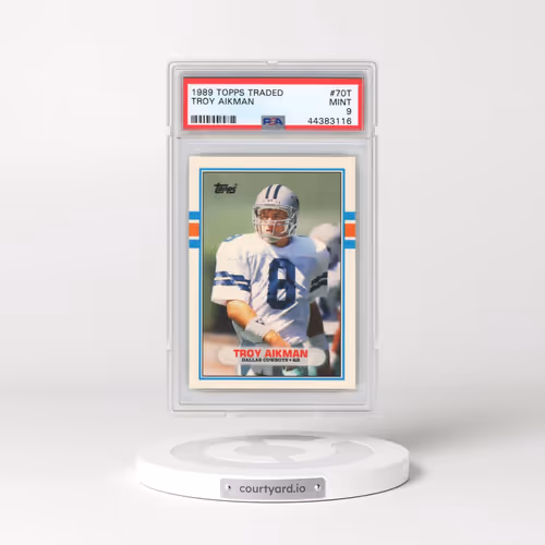 1989 Topps Traded #70T Troy Aikman (PSA 9 MINT)