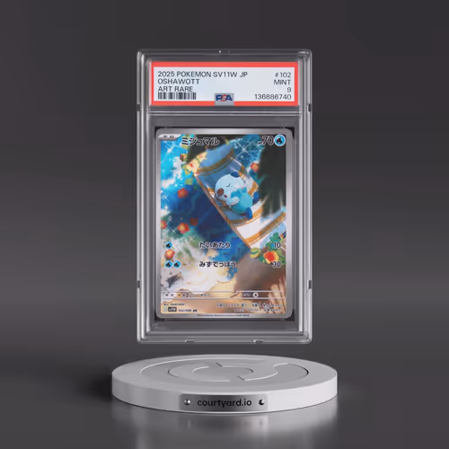 2025 Pokémon Sv11w-White Flare #102 Oshawott - Art Rare (PSA 9 MINT)