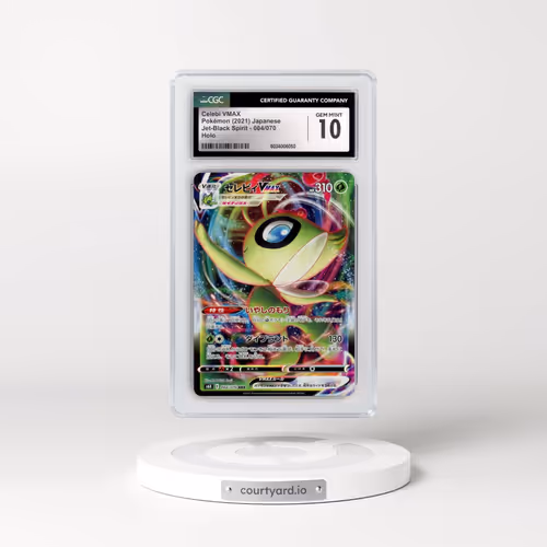 2021 Jet-Black Spirit #004/070 Celebi VMAX - Holo (CGC 10 GEM MINT)