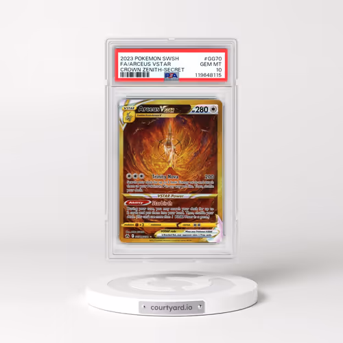 2023 Pokémon Sword and Shield Crown Zenith #GG70 Arceus Vstar - Full Art Secret (PSA 10 GEM MINT)