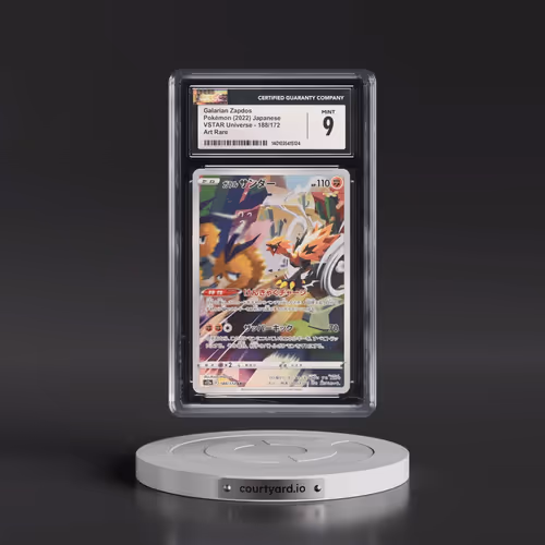 2022 VSTAR Universe #188/172 Galarian Zapdos - Art Rare Holo (CGC 9 MINT)