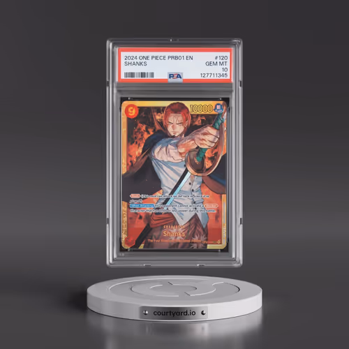 2024 One Piece PRB01-Premium Booster -One Piece Card the Best #120 Shanks (PSA 10 GEM MINT)
