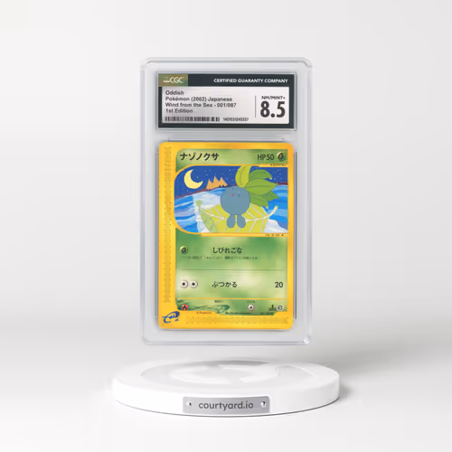 2002 Wind from the Sea #001/087 Oddish - 1st Edition (CGC 8.5 NM-MT+)
